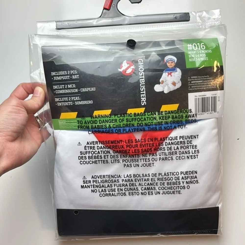 Ghostbusters‎ Stay Puft Marshmallow Man Baby Costume